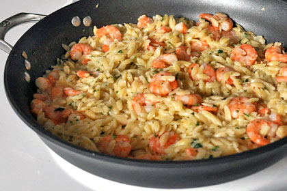 Garlic Lemon Shrimp Orzo photo instruction 6