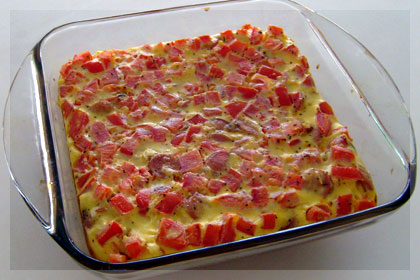 Oven Baked Sausage Omelet photo instruction 7